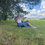 Trizand Opvouwbare Stoel - Comfortabele en Draagbare Campingstoel, Grijs
