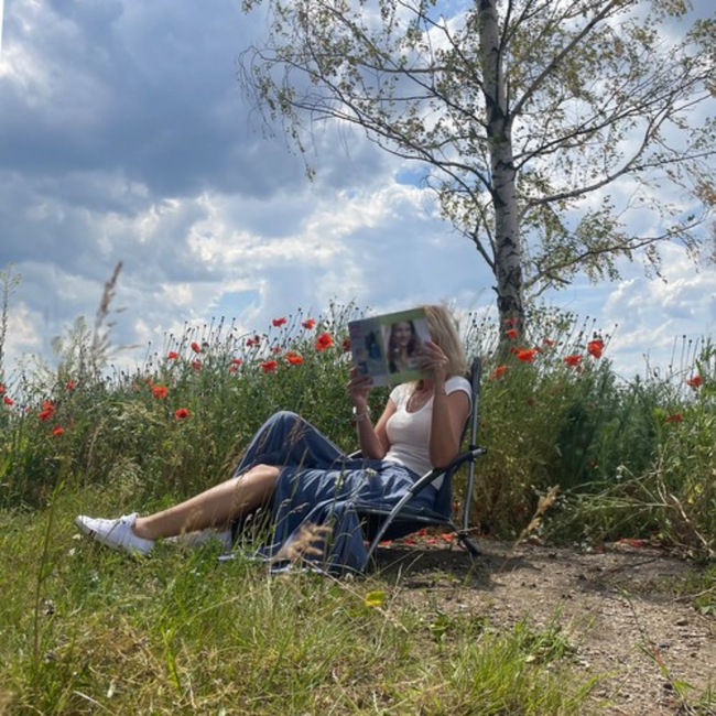 Trizand Opvouwbare Stoel - Comfortabele en Draagbare Campingstoel, Grijs