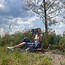 Trizand Opvouwbare Stoel - Comfortabele en Draagbare Campingstoel, Grijs
