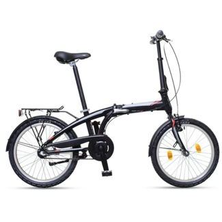 Wheelerz zwarte vouwfiets 20 inch met Shimano Nexus 3 versnellingen en aluminium velgen