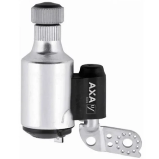 AXA Fietsdynamo links 6 V 3 W zwart met overspanningsbeveiliging voor voor en achterlicht