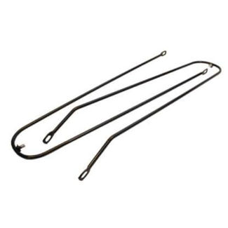 Falkx Spatbordsteun set 28 inch zwart, 37 cm lang, voor 60 mm brede spatborden voor en achter