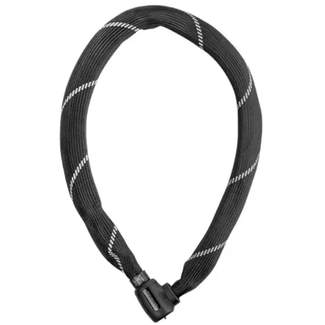 AXA Kettingslot 110 cm zwart met ART2, sleutelbediening en 8 mm schakels voor fiets