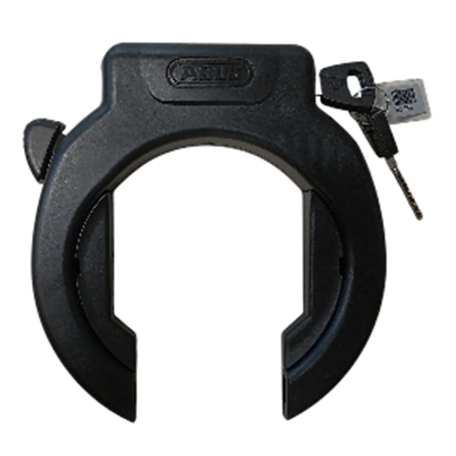 ABUS Ringslot ART2 zwart met plug-in optie, 8,5 mm beugel en brede opening voor je fiets