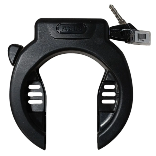 ABUS Ringslot ART2 zwart met 8,5 mm beugel, plug-in optie, brede binnenruimte en werkplaatsverpakking