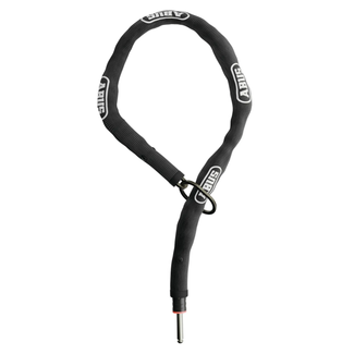 ABUS Insteekketting 150 cm zwart met Loop-Ring, nylon hoes en plug-in pin voor ringslot