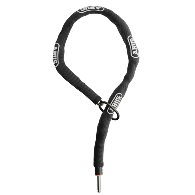ABUS Insteekketting 130 cm zwart met 5,5 mm gehard staal voor ringslot en dagelijks fietsgebruik