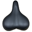 Selle Comfortabel fietszadel met gel vulling - 26 x 18 cm - Zwart