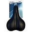 Selle Comfortabel fietszadel met gel vulling - 26 x 18 cm - Zwart