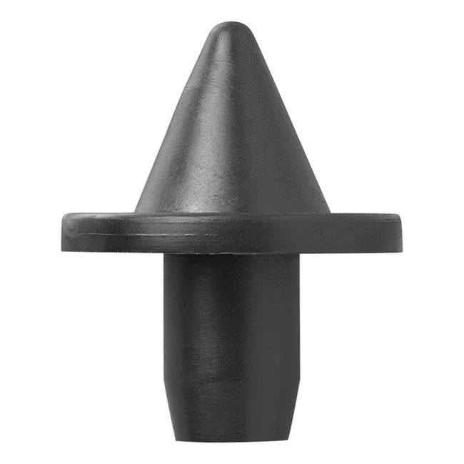 ProPlus Tentpuntdop - kunststof - Ø 19 mm - zwart - 4 stuks