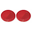 ProPlus Zelfklevende ronde reflectoren - rood - 60 mm - 2 stuks