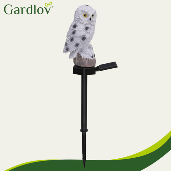 Gardlov Solar Uil Tuinlamp - Sfeervolle en Weerbestendige Verlichting
