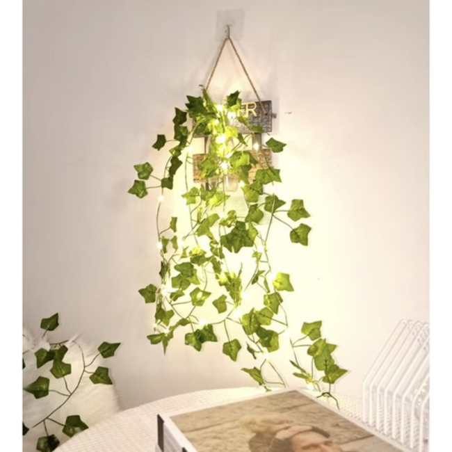 Gardlov Kunstklimop met LED Verlichting – Natuurlijke Sfeer voor Thuis