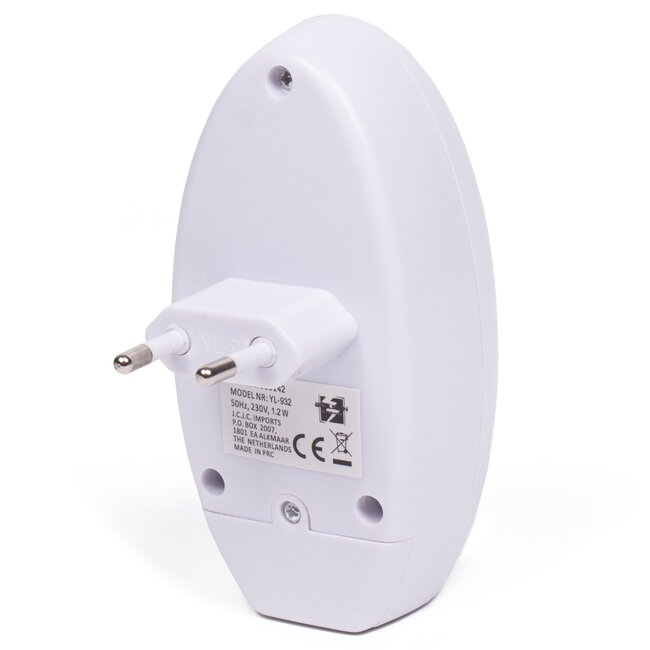 Benson Insectenlamp plug-in - UV-licht - Met opvangbakje - Energiezuinig - Wit