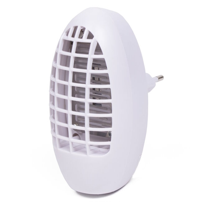 Benson Insectenlamp plug-in - UV-licht - Met opvangbakje - Energiezuinig - Wit
