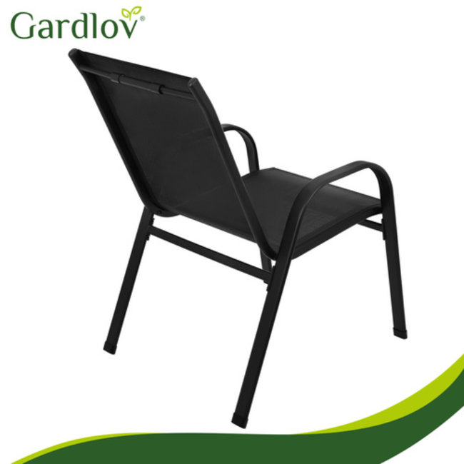 Gardlov Balkon Meubelset: Tafel en 2 Stoelen - Perfect voor Kleine Ruimtes