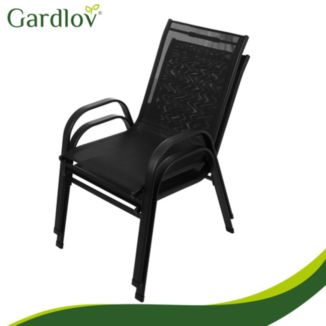 Gardlov Balkon Meubelset: Tafel en 2 Stoelen - Perfect voor Kleine Ruimtes