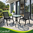 Gardlov Balkon Meubelset: Tafel en 2 Stoelen - Perfect voor Kleine Ruimtes