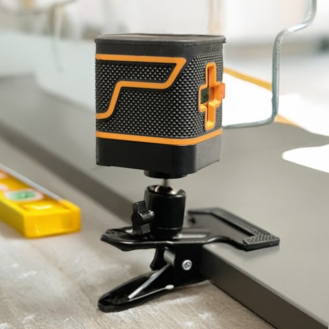 Bigstren Laserwaterpas - Zelfnivellerend - Groene Kruislaser - Compact en Nauwkeurig