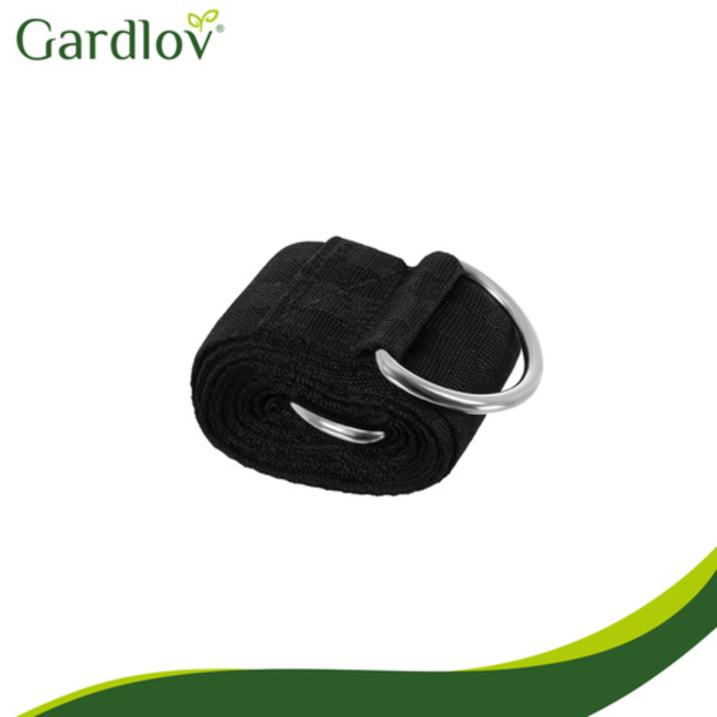 Gardlov Grote Braziliaanse hangstoel grijs 220 cm met voetsteun en kussens draagkracht 150 kg voor tuin balkon of terras