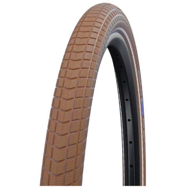Schwalbe Buitenband 28x2.00 - Modern profiel - Comfortabel en veilig - Bruin met reflectie