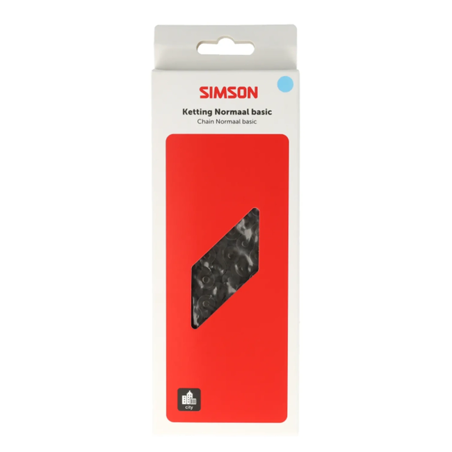 Simson Fietsketting 1/2 x 1/8 inch met 112 schakels voor stadsfiets zonder versnelling