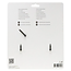 Simson Zwart ringslot Wide 80 mm ART2 met sleutel en plug-in opening voor insteekketting of kabel