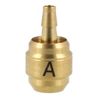 Elvedes 10 universele remleiding inserts type A voor Shimano hydraulische remmen goud