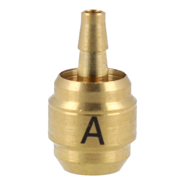 Elvedes 10 universele remleiding inserts type A voor Shimano hydraulische remmen goud