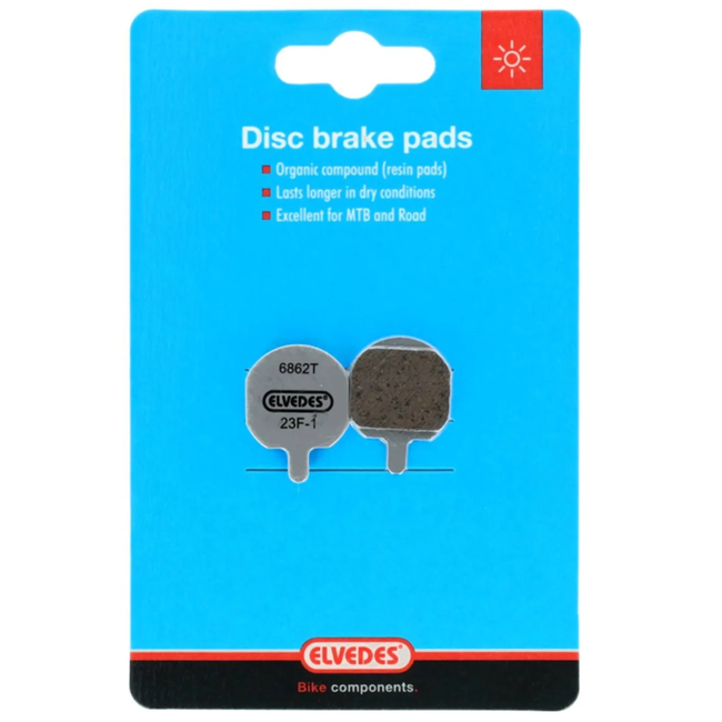 Elvedes Superzachte schijfremblokken per paar voor Hayes Sole, MX-2, MX-3, MX-4 en GX-2