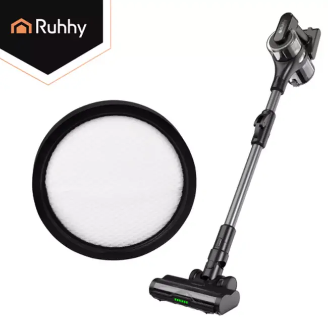 Ruhhy HEPA stofzuigerfilters 2 stuks voor Ruhhy LunPro, wasbaar en eenvoudig zonder gereedschap te vervangen