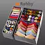Ruhhy Lade organizers set 4 stuks grijs met vakken voor sokken ondergoed en accessoires