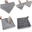 Ruhhy Lade organizers set 4 stuks grijs met vakken voor sokken ondergoed en accessoires