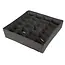 Ruhhy Lade organizers set 4 stuks grijs met vakken voor sokken ondergoed en accessoires