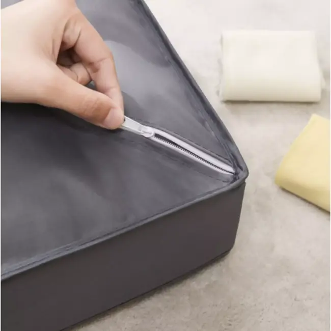 Ruhhy Lade organizers set 4 stuks grijs met vakken voor sokken ondergoed en accessoires