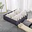 Ruhhy Lade organizers set 4 stuks grijs met vakken voor sokken ondergoed en accessoires
