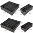 Ruhhy Lade organizers set 4 stuks grijs met vakken voor sokken ondergoed en accessoires