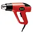 Benson Heteluchtpistool 2000 watt Rood/Zwart met 1,8 meter snoer en vier accessoires