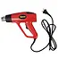 Benson Heteluchtpistool 2000 watt Rood/Zwart met 1,8 meter snoer en vier accessoires