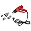 Benson Heteluchtpistool 2000 watt Rood/Zwart met 1,8 meter snoer en vier accessoires