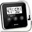 Ruhhy Digitale keukenthermometer met sonde, LCD-scherm en meetbereik tot 250 graden Celsius