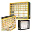 Keltin Kunststof lade-organizer 50 x 16 x 39 cm met 44 lades voor schroeven en onderdelen