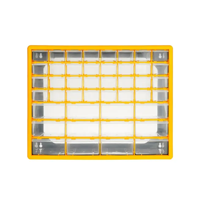 Keltin Kunststof lade-organizer 50 x 16 x 39 cm met 44 lades voor schroeven en onderdelen