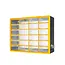 Keltin Kunststof lade-organizer 50 x 16 x 39 cm met 24 ruime lades voor onderdelen