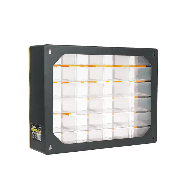 Keltin Kunststof lade-organizer 50 x 16 x 39 cm met 24 ruime lades voor onderdelen