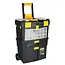 Keltin Kunststof gereedschapswagen 46 x 26 x 62 cm met lades, wielen en organizer