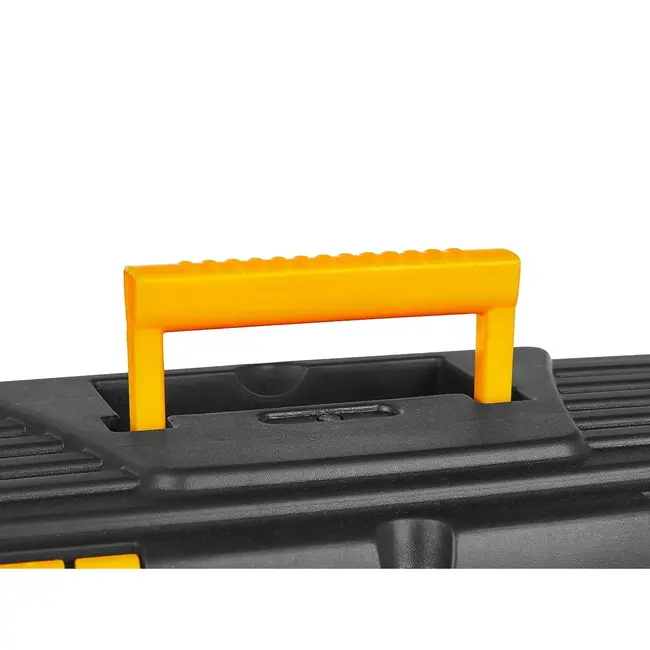 Keltin Kunststof gereedschapskist 32 x 17 x 17 cm met tray, handgreep en 2 sluitingen