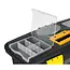 Keltin Kunststof gereedschapskist 49 x 27,5 x 24 cm met 2 organizers, tray, bitsvak en sluitingen