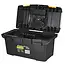 Keltin Kunststof gereedschapskist 49 x 27,5 x 24 cm met 2 organizers, tray, bitsvak en sluitingen