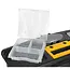 Keltin Kunststof gereedschapskist 32 x 17,5 x 16 cm met 2 organizers, tray en dekselvakken